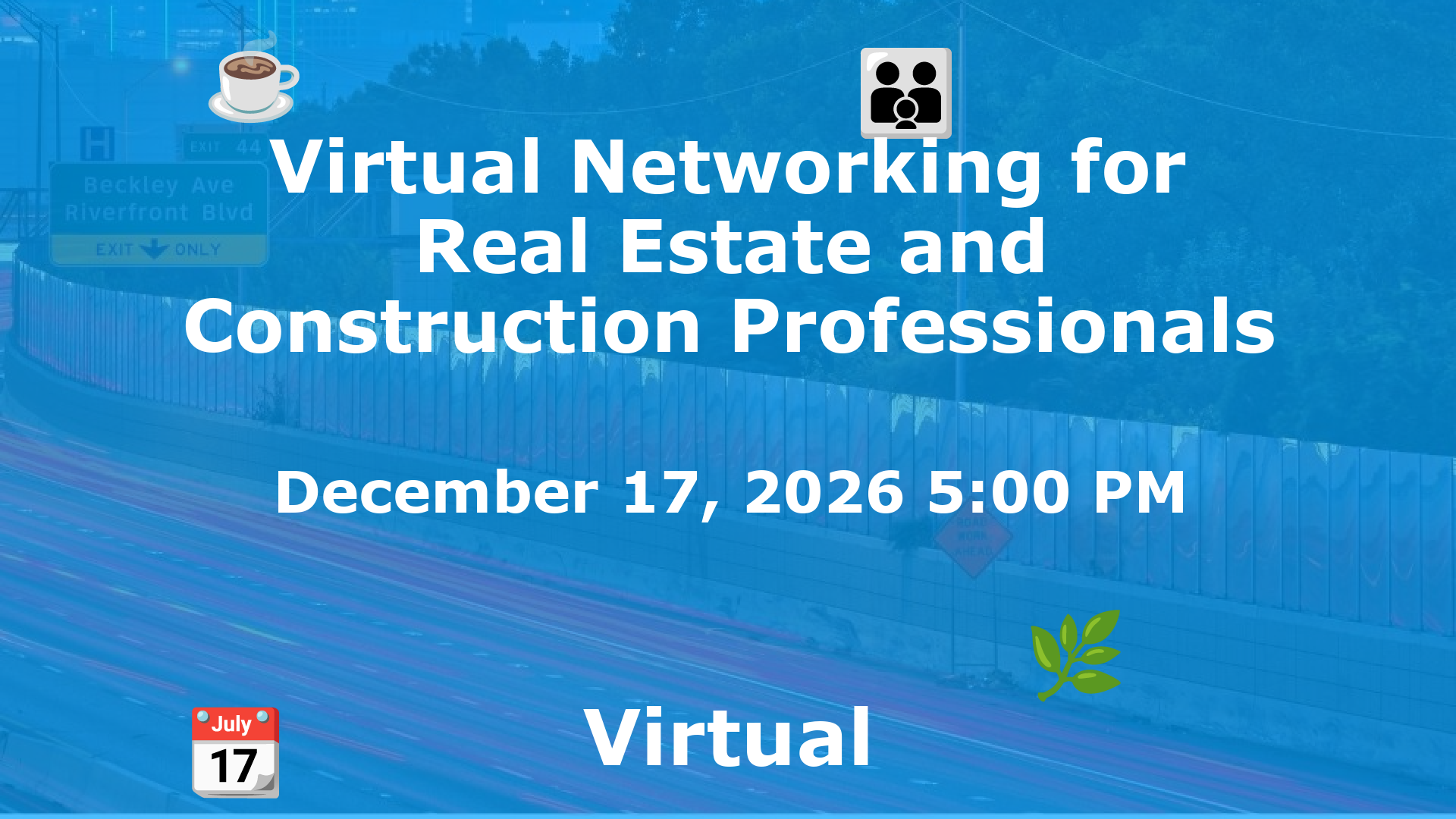Virtual Networking for Real Estate and Construction Professionals event image
